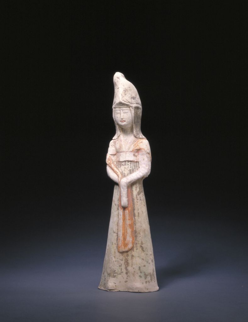 图片[1]-Pottery painted female figurines-China Archive